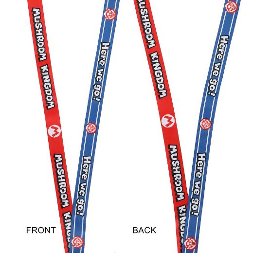 Picture of Super Mario Mushroom Kingdom Lanyard