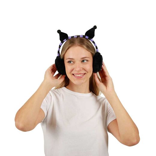 Picture of Kuromi Foldable Cosplay Earmuff
