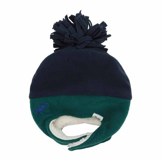 Picture of Little Me Two Tone Pilot Beanie & Mitten Combo
