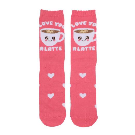 Picture of Bioworld Valentine's Day 2 Pair Women's Crew Heart Shaped Box Set