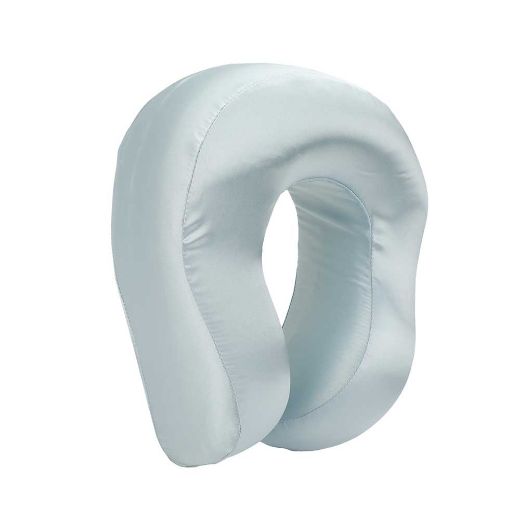 Picture of Bioworld Ice Blue Satin Neck Pillow & Eye Mask Travel Set