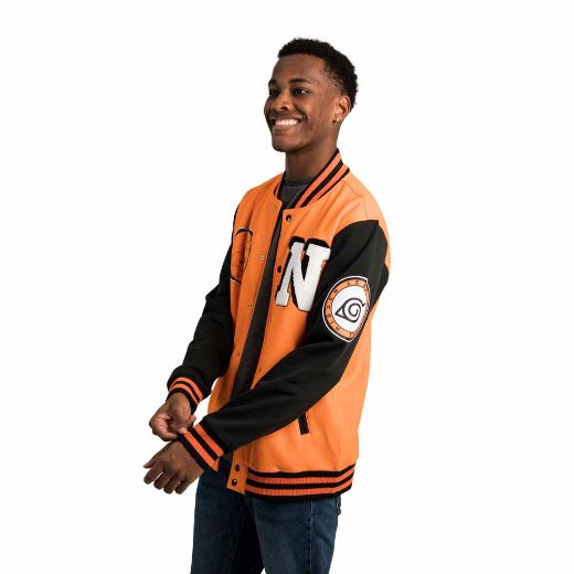 Picture of Naruto Uzumaki Fleece Varsity Jacket