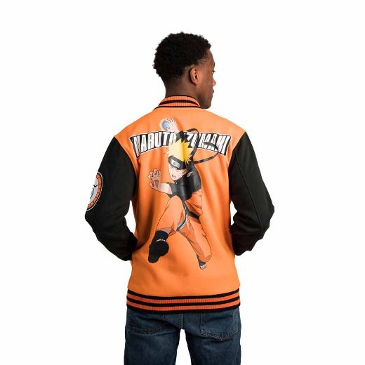 Picture of Naruto Uzumaki Fleece Varsity Jacket