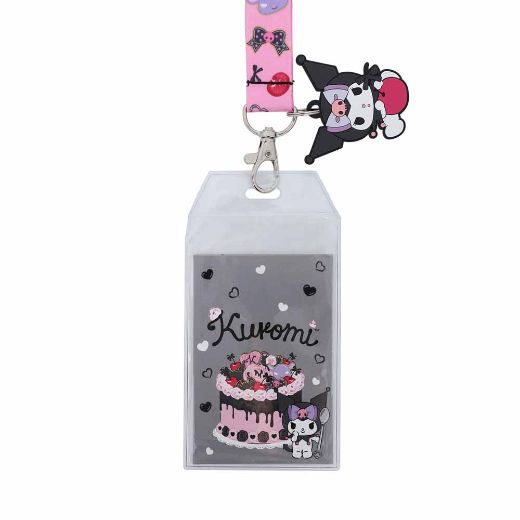 Picture of Kuromi Cherries & Cake Lanyard