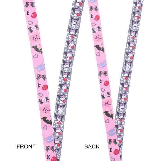 Picture of Kuromi Cherries & Cake Lanyard