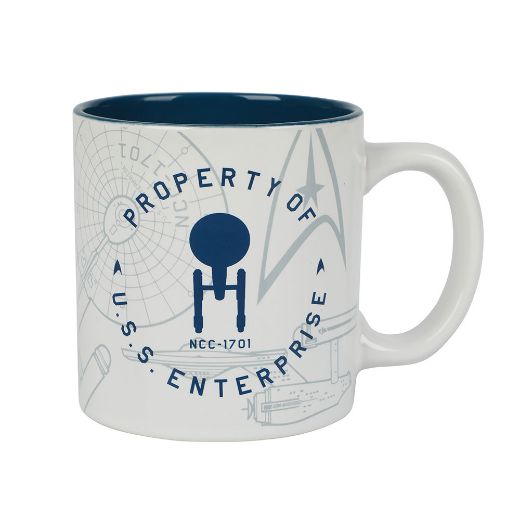 Picture of Star Trek Property of USS Enterprise 16 oz. Ceramic Mug