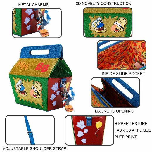 Picture of SpongeBob Squarepants KK Kiddie Meal Crossbody & Handbag