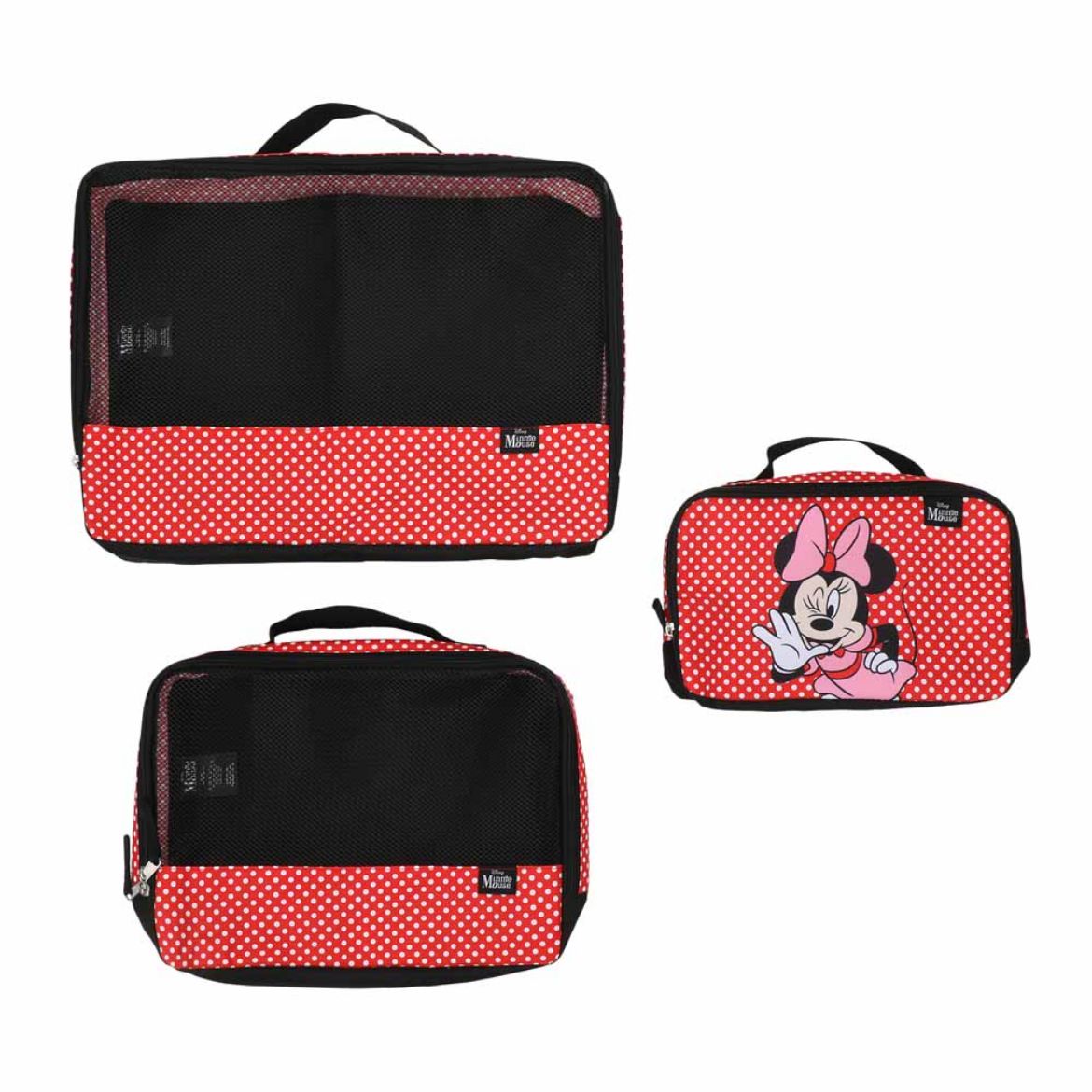 Picture of Disney Minnie Mouse 3 pc. Travel Packing Cubes