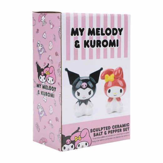 Picture of Kuromi & My Melody Sculpted Salt & Pepper Set