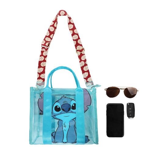 Picture of Disney Stitch Clear Glitter Tote