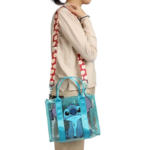Picture of Disney Stitch Clear Glitter Tote
