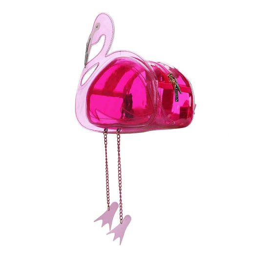 Picture of Flamingo Shaped Clear Mini Backpack