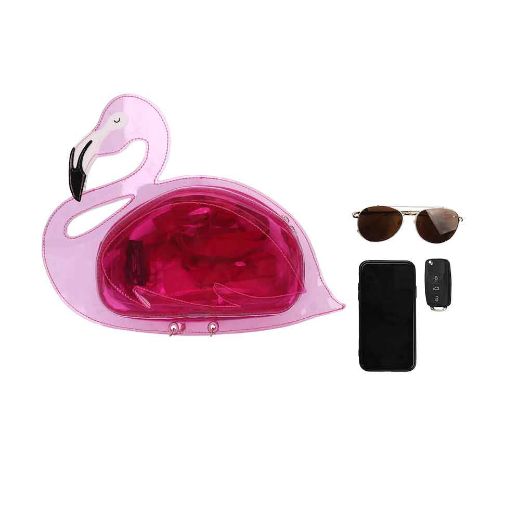 Picture of Flamingo Shaped Clear Mini Backpack