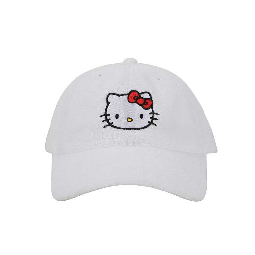 Picture of Hello Kitty Terry Cloth Embroidered Hat