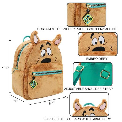 Picture of Scooby Doo 3D Plush Mini Backpack