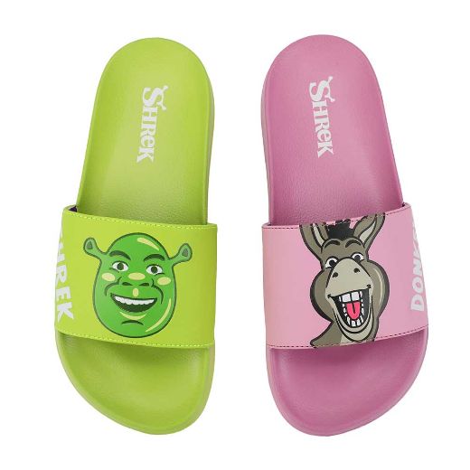 Picture of Dreamworks Shrek & Donkey Slide Sandals