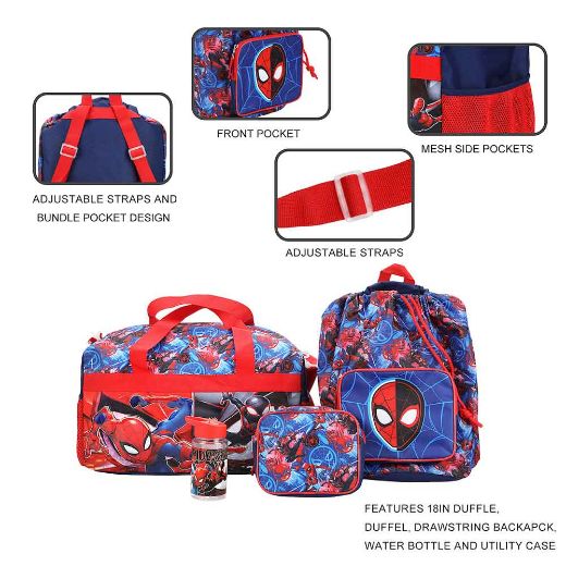 Picture of Marvel Spider-Man 4 pc Youth Travel Set 