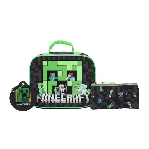 Picture of Minecraft Creeper 4 pc Lunch Kit