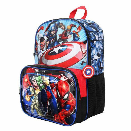 Picture of Marvel Avengers Youth 5 pc Backpack Set
