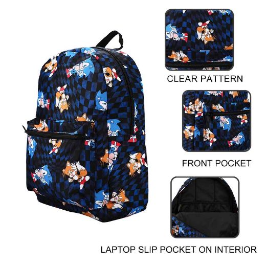 Picture of Sonic the Hedgehog AOP Sublimated Laptop Backpack