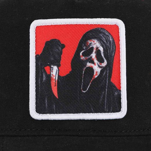 Picture of Ghost Face Sublimated Patch Pre-Curved Snapback