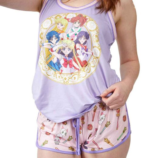 Picture of Sailor Moon Crystal Juniors Tank Top & Short Sleep Set