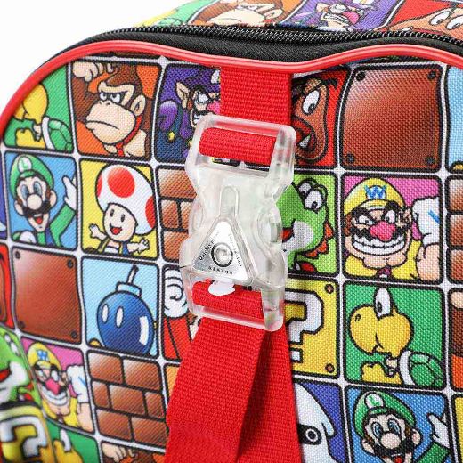 Picture of Super Mario Light Up Buckle 4 pc Toddler Backpack Set