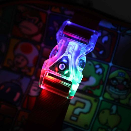 Picture of Super Mario Light Up Buckle 4 pc Toddler Backpack Set