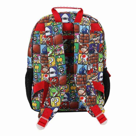 Picture of Super Mario Light Up Buckle 4 pc Toddler Backpack Set