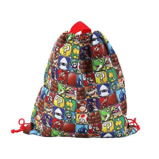 Picture of Super Mario Light Up Buckle 4 pc Toddler Backpack Set