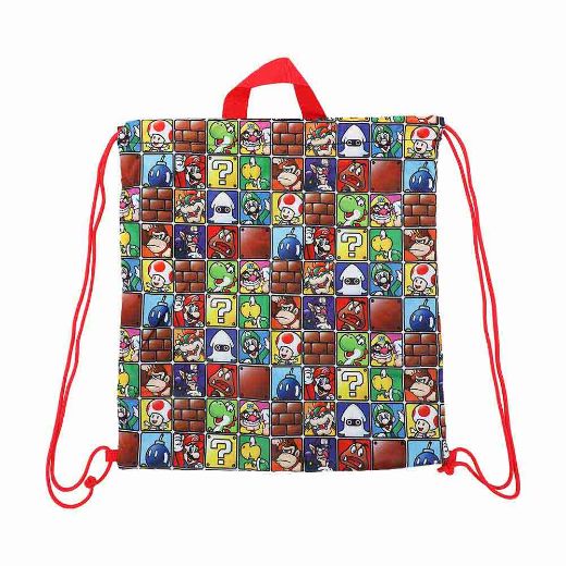 Picture of Super Mario Light Up Buckle 4 pc Toddler Backpack Set