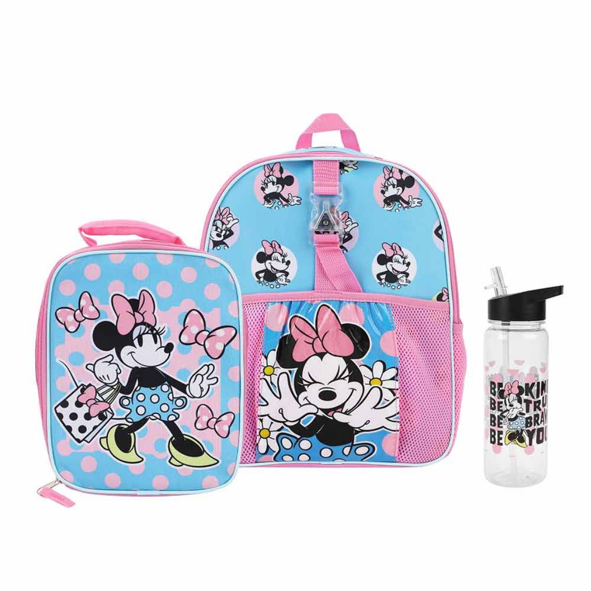 Picture of Disney Minnie Mouse Light Up Buckle 3 pc Toddler Backpack Set