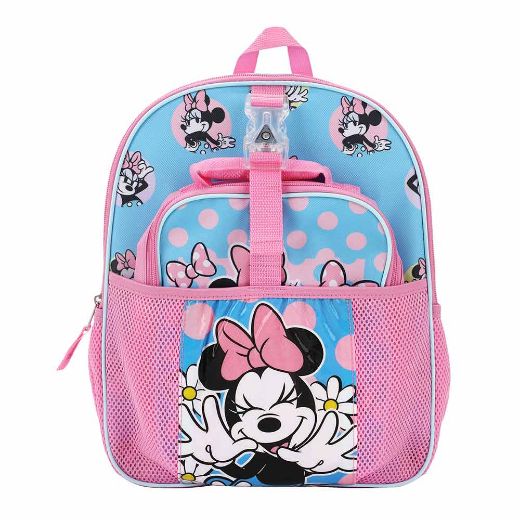 Picture of Disney Minnie Mouse Light Up Buckle 3 pc Toddler Backpack Set