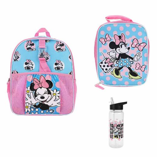 Picture of Disney Minnie Mouse Light Up Buckle 3 pc Toddler Backpack Set