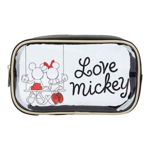 Picture of Disney Mickey & Minnie Love Travel Cosmetic Bags - Set of 3