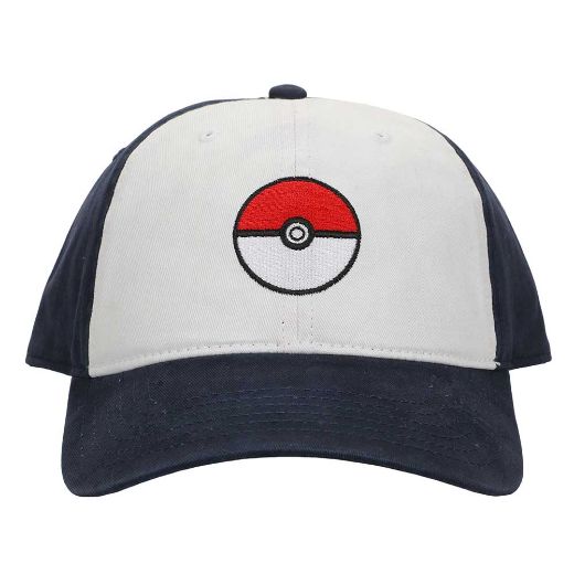 Picture of Pokemon Pokeball Embroidered Contrast Hat