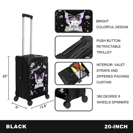 Picture of Kuromi 20 in. Rolling Luggage