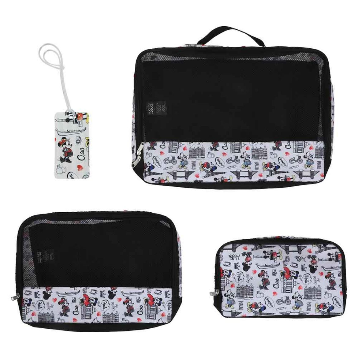 Picture of Disney Mickey & Minnie 4 pc. Travel Packing Cubes
