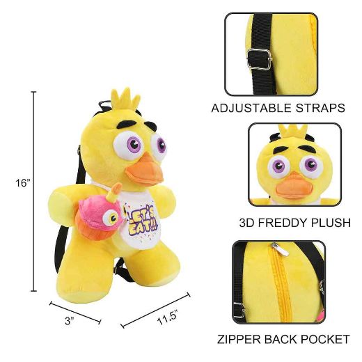 Picture of Five Nights at Freddy's Chica The Duck Plush Mini Backpack