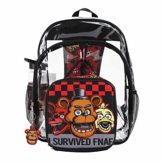Picture of Five Nights at Freddy's Youth 5 pc Clear Backpack Set