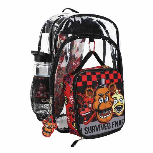 Picture of Five Nights at Freddy's Youth 5 pc Clear Backpack Set