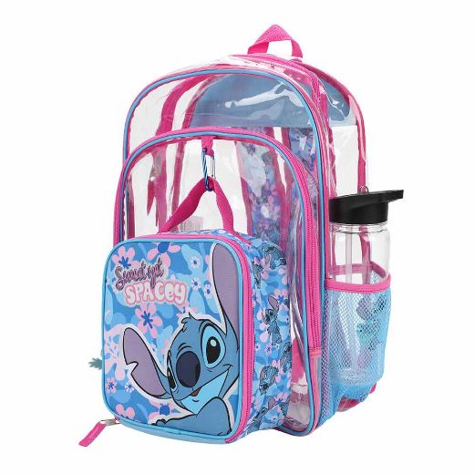 Picture of Disney Stitch Youth 5 pc Clear Backpack Set