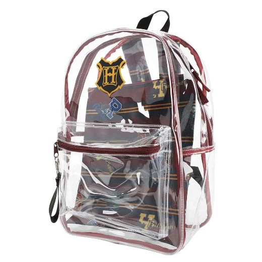 Picture of Harry Potter Hogwarts Clear Backpack & Laptop Sleeve