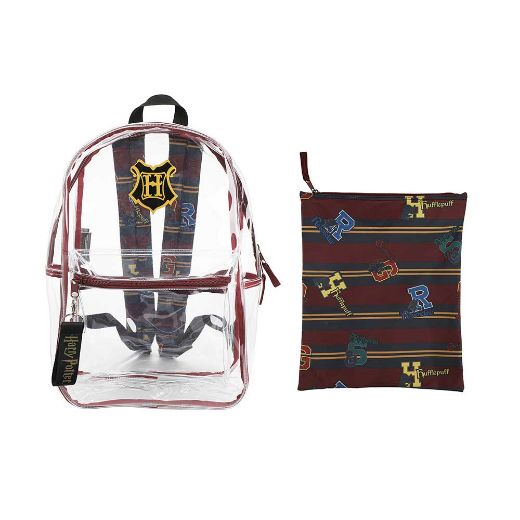 Picture of Harry Potter Hogwarts Clear Backpack & Laptop Sleeve