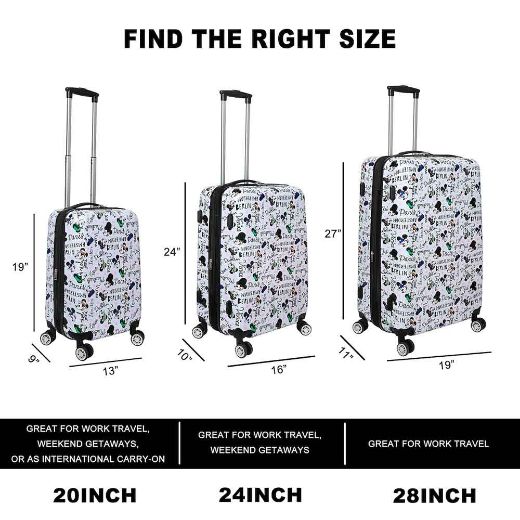 Picture of Disney Mickey Mouse Destinations 3 Piece Luggage Set