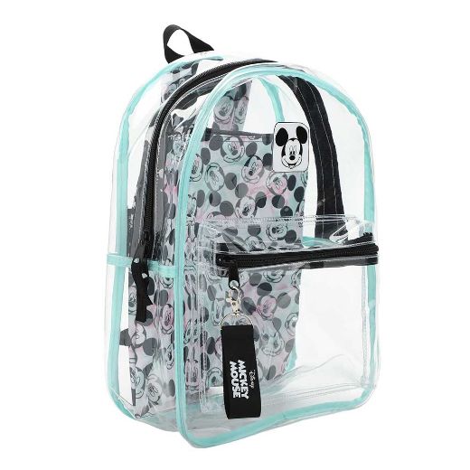 Picture of Disney Mickey Mouse Clear Backpack & Laptop Sleeve
