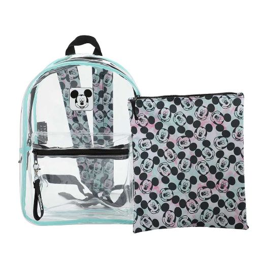 Picture of Disney Mickey Mouse Clear Backpack & Laptop Sleeve