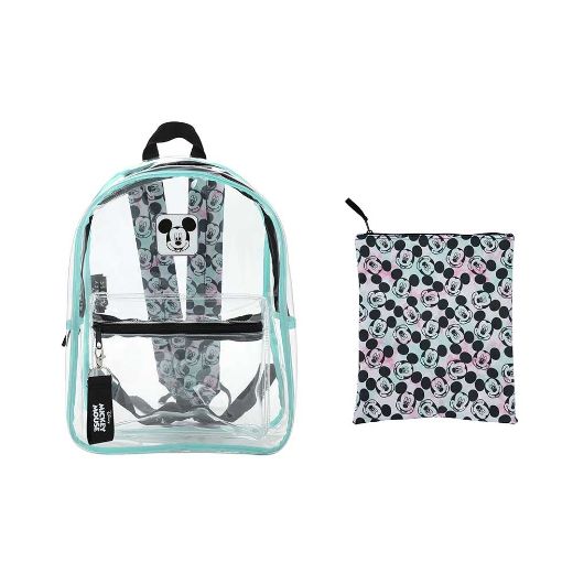 Picture of Disney Mickey Mouse Clear Backpack & Laptop Sleeve