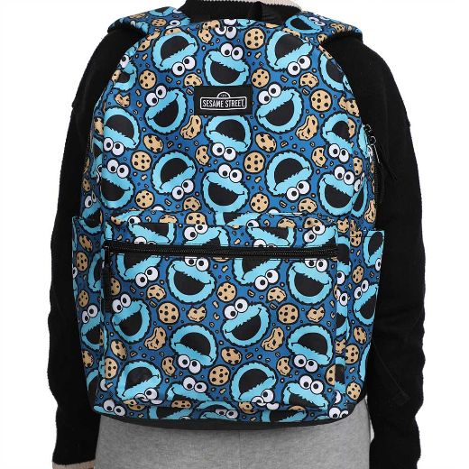 Picture of Sesame Street Cookie Monster AOP Backpack