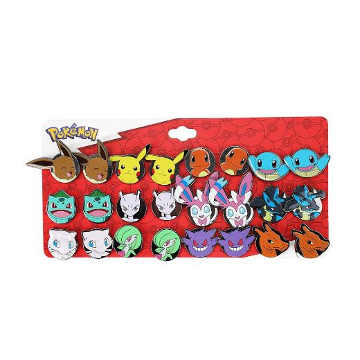 Picture of Pokemon Characters 12 Pack Earring Set